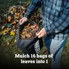 image:imageWORX Trivac 3 in 1 Electric Leaf Blower for Lawn Care Leaf Vacuum with 350 CFM amp 210 MPH Leaf Mulcher with Metal Impeller Reusable Bag Included WG5052600CFM BlowerVacMulcher