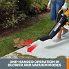 image:imageWORX Trivac 3 in 1 Electric Leaf Blower for Lawn Care Leaf Vacuum with 350 CFM amp 210 MPH Leaf Mulcher with Metal Impeller Reusable Bag Included WG5052350CFM BlowerVacMulcher