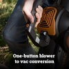 image:imageWORX Trivac 3 in 1 Electric Leaf Blower for Lawn Care Leaf Vacuum with 350 CFM amp 210 MPH Leaf Mulcher with Metal Impeller Reusable Bag Included WG5052600CFM BlowerVacMulcher