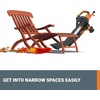 image:imageWORX Trivac 3 in 1 Electric Leaf Blower for Lawn Care Leaf Vacuum with 350 CFM amp 210 MPH Leaf Mulcher with Metal Impeller Reusable Bag Included WG5052350CFM wLeafPro Collection System
