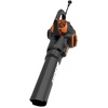image:imageWORX Trivac 3 in 1 Electric Leaf Blower for Lawn Care Leaf Vacuum with 350 CFM amp 210 MPH Leaf Mulcher with Metal Impeller Reusable Bag Included WG5052600CFM BlowerVacMulcher