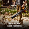 image:imageWORX Trivac 3 in 1 Electric Leaf Blower for Lawn Care Leaf Vacuum with 350 CFM amp 210 MPH Leaf Mulcher with Metal Impeller Reusable Bag Included WG5052600CFM BlowerVacMulcher