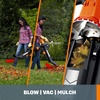 image:imageWORX WG509 12 Amp 3in1 Electric Leaf Blower with All Metal Mulching System and Leaf Collection Systemw Leaf Collection System