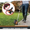 image:imageWorx 3 in 1 Cordless String TrimmerLawn EdgerMini Mower 13 Electric Weed Wacker with Command Feed 20V Weed Eater with Brushless Motor Battery amp Charger Not Included WG173912 20V Trimmer w2 20 Ah Batteries
