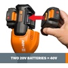 image:imageWorx 40V 13 Cordless String Trimmer amp 430 CFM Leaf Blower Combo 2 Batteries amp Charger Included WG92713 Trimmer  430CFM Blower w2 25 Ah Batteries