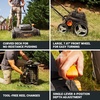 image:imageWorx 40V Cordless Lawn Dethatcher 2 in 1 Dethatcher amp Scarifier with Brushless Motor Electric Dethatcher Removes Deep Thatch amp Improves Grass Health 2  40 Ah Batteries amp Charger Included WG855