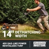 image:imageWorx 40V Cordless Lawn Dethatcher 2 in 1 Dethatcher amp Scarifier with Brushless Motor Electric Dethatcher Removes Deep Thatch amp Improves Grass Health 2  40 Ah Batteries amp Charger Included WG855