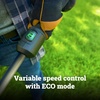 image:imageWorx Cordless String Trimmer 15 Electric Weed Wacker with Dualexit BumpFeed Head 25CC GasLike 40V Weed Eater with Brushless Motor 2  40 Ah Batteries amp Charger Included WG18515 20V Trimmer w1 50 Ah Battery