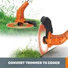 image:imageWorx Cordless String Trimmer 15 Electric Weed Wacker with Dualexit BumpFeed Head 25CC GasLike 40V Weed Eater with Brushless Motor 2  40 Ah Batteries amp Charger Included WG18510 20V 2 in 1 Trimmer w1 20 Ah Battery