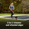 image:imageWorx Cordless String Trimmer amp Lawn Edger 12 Electric Weed Wacker with Auto Feed 20V Weed Eater with 55 LBS Battery amp Charger Included WG16212 Trimmer  360 CFM Blower w2 20 Ah Batteries