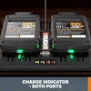 image:imageWorx WA3875 20V Liion Dual Port 2 Hour Charger2Hr Dual Charger