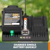 image:imageWorx WA3875 20V Liion Dual Port 2 Hour Charger2Hr Dual Charger