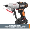 image:imageWorx WX176L1 20V Power Share Switchdriver 2in1 Cordless Drill amp Driver with 67pc Kit