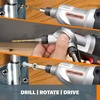 image:imageWorx WX176L1 20V Power Share Switchdriver 2in1 Cordless Drill amp Driver with 67pc Kit