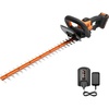image:imageWORX 22 Cordless Hedge Trimmer Electric Hedge Trimmer with DualAction Blades Lightweight Bush Trimmer with 55 LBS Battery amp Charger Included WG26122 20V Hedge Trimmer w120Ah Battery
