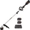image:imageWORX 3 in 1 Cordless String TrimmerLawn EdgerMini Mower 13 Electric Weed Wacker with Command Feed 20V Weed Eater with Brushless Motor 40 Ah Battery amp Charger Included WG17315 40V Trimmer w2 40 Ah Batteries