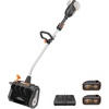 image:imageWORX Nitro 40V 12 Cordless Snow Shovel Electric Snow Thrower for 4Car Driveway Snow Removal with Brushless Motor amp 2 Speed Control 2  40 Ah Batteries and Charger Included WG460