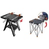 image:imageWORX Pegasus MultiFunction Work Table and Sawhorse with Quick Clamps and Holding Pegs  WX051 with Sidekick Portable Work Table