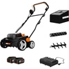 image:imageWorx 40V Cordless Lawn Dethatcher 2 in 1 Dethatcher amp Scarifier with Brushless Motor Electric Dethatcher Removes Deep Thatch amp Improves Grass Health 2  40 Ah Batteries amp Charger Included WG855