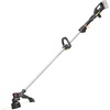 image:imageWorx Cordless String Trimmer 15 Electric Weed Wacker with Dualexit BumpFeed Head 25CC GasLike 40V Weed Eater with Brushless Motor 2  40 Ah Batteries amp Charger Included WG18515 20V TrimmerTool Only