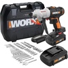 image:imageWorx WX176L1 20V Power Share Switchdriver 2in1 Cordless Drill amp Driver with 67pc Kit