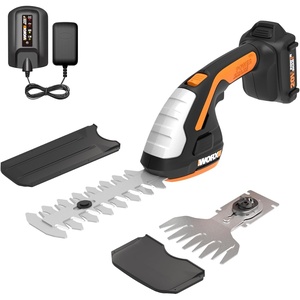 image:imageWORX 2 in 1 Cordless Hedge Trimmer 4 Grass Shear amp 8 Shrub Trimmer with 2 Blades Battery amp Charger Not Included WG80198 20V Shrubber Trimmer w120Ah Battery