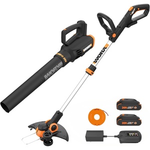 image:imageWORX 20V 12 Cordless String Trimmer amp 360 CFM Leaf Blower Combo 2 Batteries amp Charger Included WG92812 Trimmer  360 CFM Blower