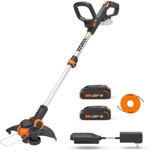 image:imageWORX 20V 12 Cordless String Trimmer amp 360 CFM Leaf Blower Combo 2 Batteries amp Charger Included WG9282 in 1 Trimmer w2 Batteries  04 Ah Charger