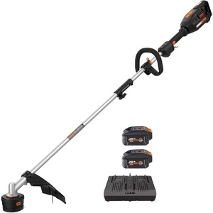 image:imageWORX 3 in 1 Cordless String TrimmerLawn EdgerMini Mower 13 Electric Weed Wacker with Command Feed 20V Weed Eater with Brushless Motor 40 Ah Battery amp Charger Included WG17315 40V Trimmer w2 40 Ah Batteries