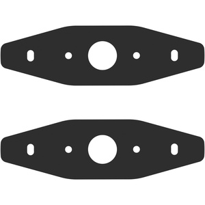 image:imageWORX 7 Lawn Edger Replacement Blades Compatible with WG898 2 Pack