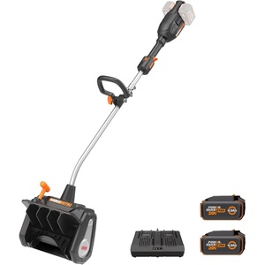 image:imageWORX Nitro 40V 12 Cordless Snow Shovel Electric Snow Thrower for 4Car Driveway Snow Removal with Brushless Motor amp 2 Speed Control 2  40 Ah Batteries and Charger Included WG460