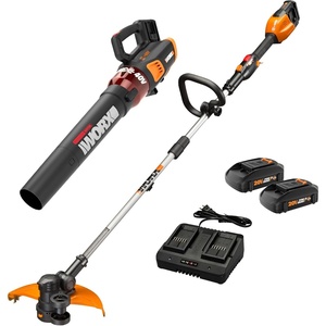 image:imageWorx 40V 13 Cordless String Trimmer amp 430 CFM Leaf Blower Combo 2 Batteries amp Charger Included WG92713 Trimmer  430CFM Blower w2 25 Ah Batteries