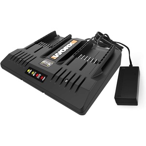 image:imageWorx WA3875 20V Liion Dual Port 2 Hour Charger2Hr Dual Charger