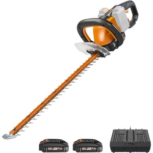 image:imageWorx WG2529 20V Power Share 2in1 20 Cordless Hedge Trimmer Tool Only26 40V Hedge Trimmer w220Ah Batteries