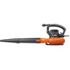 image:imageWORX Trivac 3 in 1 Electric Leaf Blower for Lawn Care Leaf Vacuum with 350 CFM amp 210 MPH Leaf Mulcher with Metal Impeller WG509400CFM BlowerVacMulcher