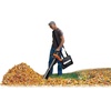 image:imageWORX Trivac 3 in 1 Electric Leaf Blower for Lawn Care Leaf Vacuum with 350 CFM amp 210 MPH Leaf Mulcher with Metal Impeller WG509400CFM BlowerVacMulcher