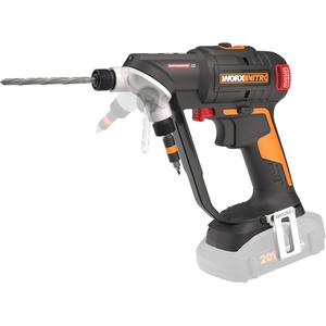 image:imageWORX WX177L2 Cordless Drill Driver 20V 445 inlb Brushless Power Drill Driver Powerful Drilling and Driving 2in1 Design 85 Bits Battery and Charger Included PowerShareNitro 20V SwitchDriver 20  2in1 Brushless Cordless Drill Driver  2in1 Drill Set Rotatable Dual 14 Chucks  Compact Cordless Drill with Digital Torque Setting WX177L9  Tool Only