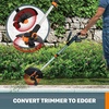image:imageWorx String Trimmer Cordless GT30 20V PowerShare 12 Edger amp Weed Trimmer 2 Batteries amp Charger Included WG163 and WORX WG5459 20V Work Air Lithium MultiPurpose BlowerSweeperCleaner Tool ONLY