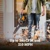 image:imageWORX Cordless Leaf Blower 3 in 1 Blowers for Lawn Care with Leaf Vacuum amp Leaf Mulcher Electric Blower with Brushless Motor amp 2 Speed Control 4  40 Ah Batteries amp Charger Included WG5831