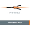 image:imageWorx WG062 9 Steel Blade Hedge Shears