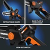 image:imageWorx Nitro 20V 5 Cordless Brushless Chainsaw 20 Ah Battery and Charger Included WG3255 Brushless Purning Saw 20 Ah Battery