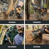 image:imageWorx Nitro 20V 5 Cordless Brushless Chainsaw 20 Ah Battery and Charger Included WG3255 Brushless Purning Saw 20 Ah Battery
