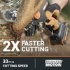 image:imageWorx Nitro 20V 5 Cordless Brushless Chainsaw 20 Ah Battery and Charger Included WG3255 Brushless Purning Saw 20 Ah Battery