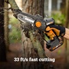 image:imageWorx Nitro 20V 5 Cordless Brushless Chainsaw 20 Ah Battery and Charger Included WG3255 Brushless Purning Saw Tool Only