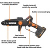 image:imageWorx Nitro 20V 5 Cordless Brushless Chainsaw 20 Ah Battery and Charger Included WG3256 Brushless Purning Saw 20 Ah Battery