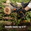 image:imageWorx Nitro 20V 5 Cordless Brushless Chainsaw 20 Ah Battery and Charger Included WG3256 Brushless Purning Saw Tool Only