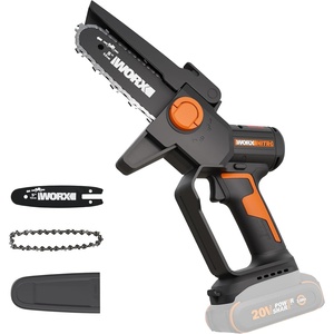 image:imageWorx Nitro 20V 5 Cordless Brushless Chainsaw 20 Ah Battery and Charger Included WG3255 Brushless Purning Saw Tool Only