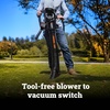 image:imageWORX Trivac 40V 3in1 Cordless Leaf BlowerVacuumMulcher WG5881