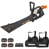 image:imageWORX Trivac 40V 3in1 Cordless Leaf BlowerVacuumMulcher WG5881