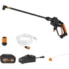 image:imageWORX Hydroshot 20V Power Share 320 PSI Portable Power Cleaner WG620 Battery amp Charger Includedw 20V 40Ah Battery  Charger